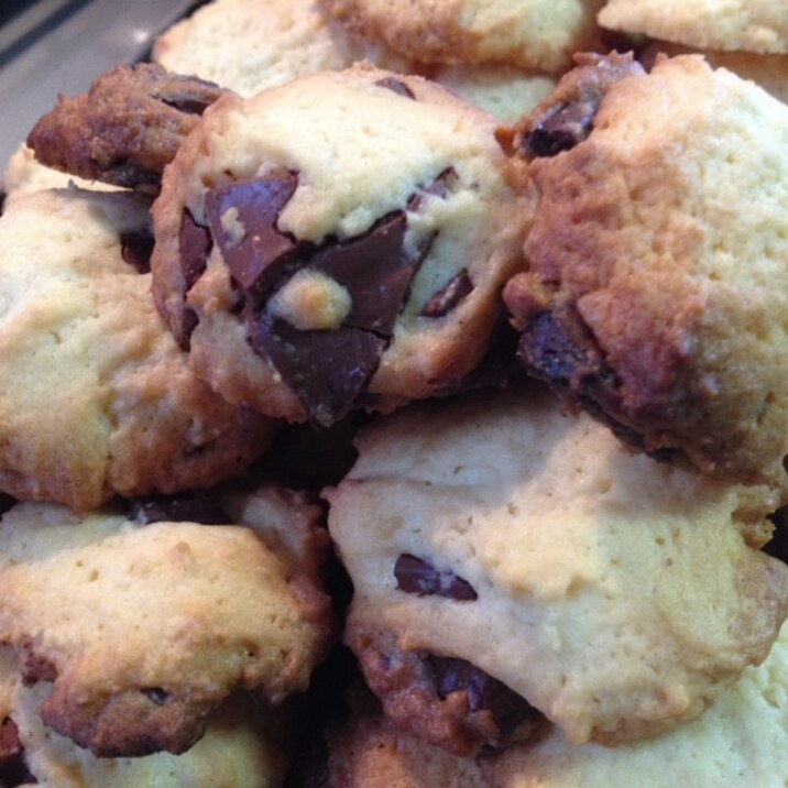 板チョコでドロップチョコクッキー レシピ 作り方 By 黒ラブ0805 楽天レシピ